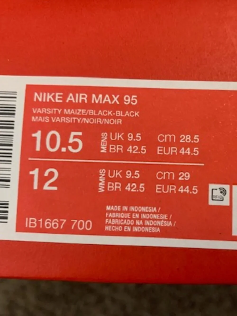 Nike Air Max 95 - Men's Size US10.5